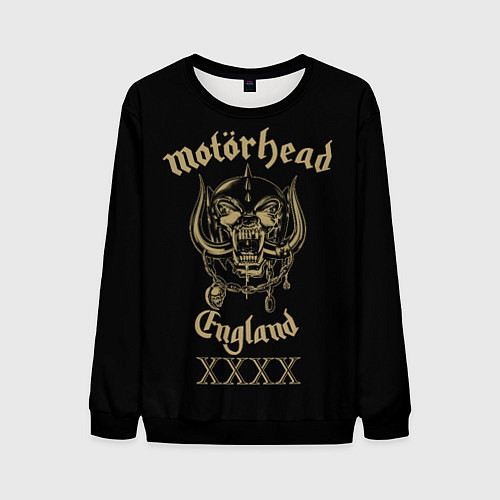 Мужской свитшот Motorhead England / 3D-Черный – фото 1