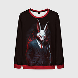 Свитшот мужской Devil rabbit, цвет: 3D-красный