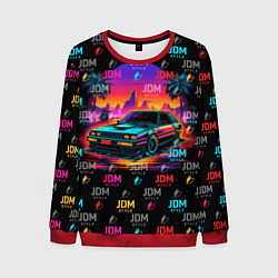 Свитшот мужской JDM neon style, цвет: 3D-красный