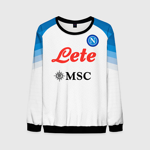 Мужской свитшот Наполи форма гостевая / 3D-Черный – фото 1