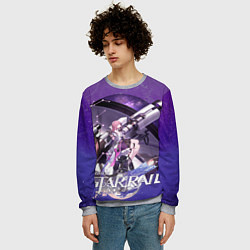 Свитшот мужской Аста Хонкай Стар Рейл, цвет: 3D-меланж — фото 2