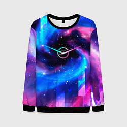 Свитшот мужской UAZ неоновый космос, цвет: 3D-черный