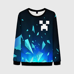 Мужской свитшот Minecraft взрыв частиц