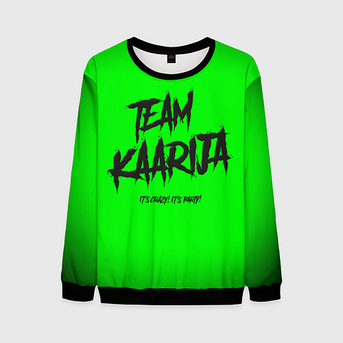 Мужской свитшот Team Kaarija: Eurovision 2023 Finland / 3D-Черный – фото 1