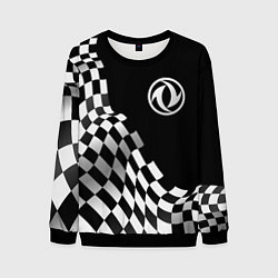 Свитшот мужской Dongfeng racing flag, цвет: 3D-черный