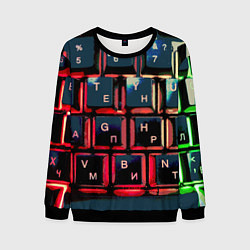 Мужской свитшот Клавиатура черный