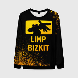 Мужской свитшот Limp Bizkit - gold gradient