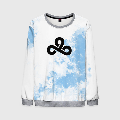 Мужской свитшот Cloud9 Облачный / 3D-Меланж – фото 1