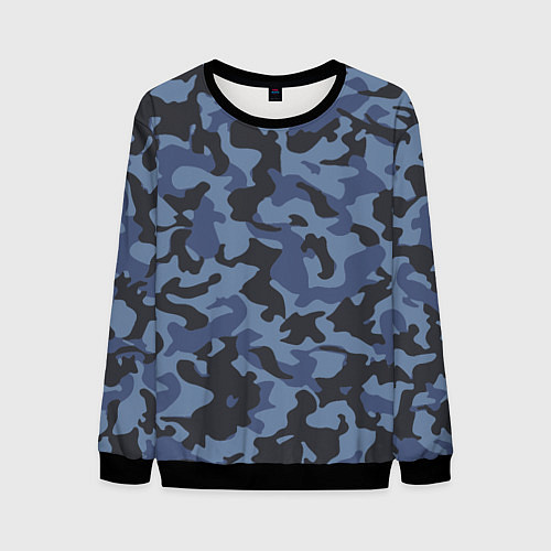 Мужской свитшот Стиль камуфляж / 3D-Черный – фото 1