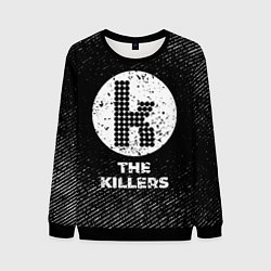 Мужской свитшот The Killers с потертостями на темном фоне