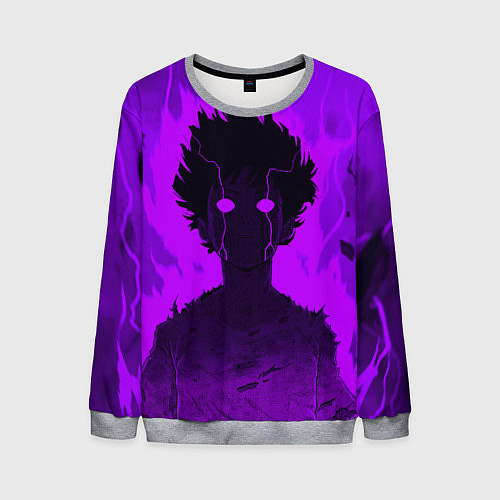 Мужской свитшот Mob Psycho Rage / 3D-Меланж – фото 1