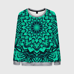 Свитшот мужской Мандала анахата чакра, цвет: 3D-меланж