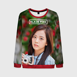 Свитшот мужской Blackpink Jisoo, цвет: 3D-красный