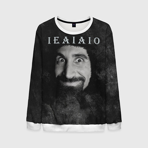 Мужской свитшот System of a Down i e a i a i o / 3D-Белый – фото 1