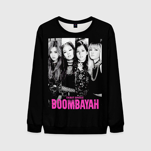 Мужской свитшот Blackpink Boombayah / 3D-Черный – фото 1