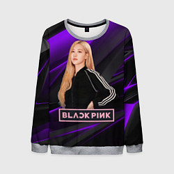 Свитшот мужской Rose Blackpink, цвет: 3D-меланж