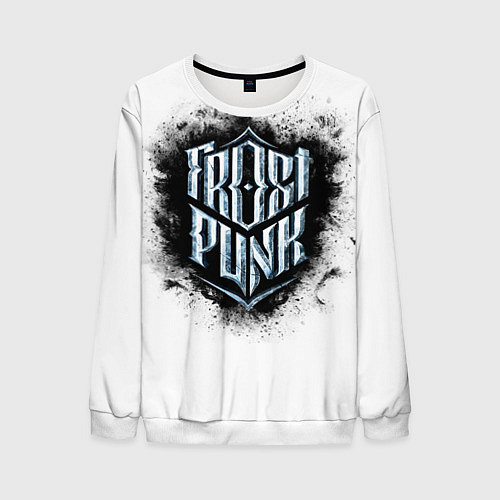 Мужской свитшот Frostpunk / 3D-Белый – фото 1