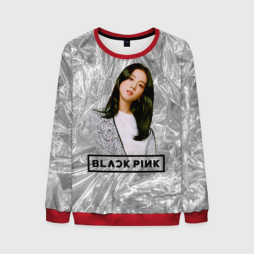 Мужской свитшот Jisoo BlackPink / 3D-Красный – фото 1