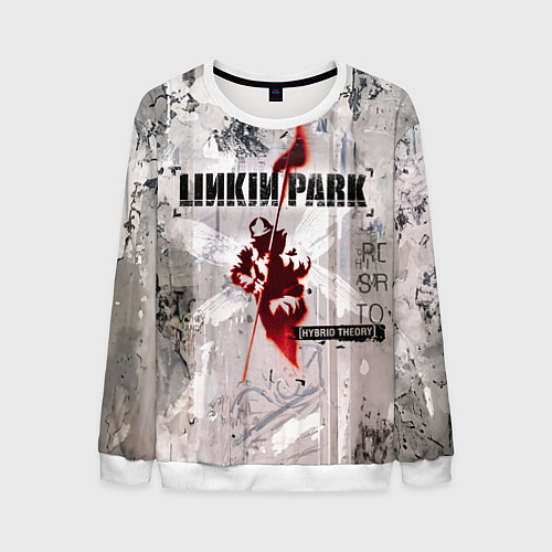 Мужской свитшот Linkin Park Hybrid Theory / 3D-Белый – фото 1