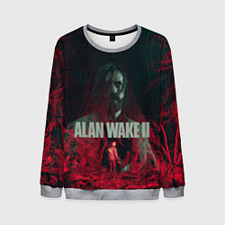 Мужской свитшот Алан Уэйк и Сага Андерсон