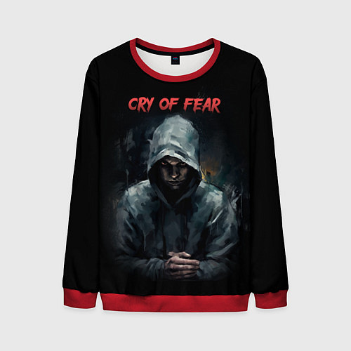 Мужской свитшот Cry of Fear - Simon / 3D-Красный – фото 1