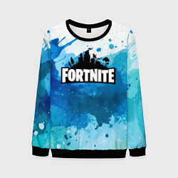 Свитшот мужской Fortnite Logo Paint, цвет: 3D-черный