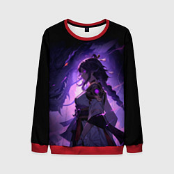 Свитшот мужской Мрачный геншин импакт - Raiden, цвет: 3D-красный