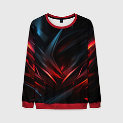 Мужской свитшот Black red abstract