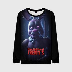 Свитшот мужской Five Nights at Freddys Bonnie, цвет: 3D-черный