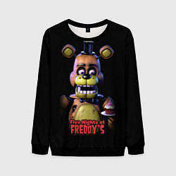 Свитшот мужской Five Nights at Freddy, цвет: 3D-черный