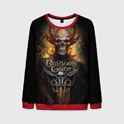 Свитшот мужской Baldurs Gate 3 diablo, цвет: 3D-красный