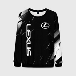 Свитшот мужской Lexus - minimalism, цвет: 3D-черный