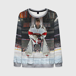 Свитшот мужской Sergey Bobrovsky - Florida panthers - hockey, цвет: 3D-меланж