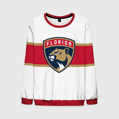 Мужской свитшот Florida panthers - uniform - hockey / 3D-Красный – фото 1