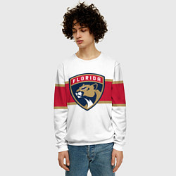 Свитшот мужской Florida panthers - uniform - hockey, цвет: 3D-белый — фото 2