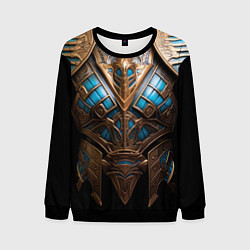 Свитшот мужской Золотой египетский доспех фараона, цвет: 3D-черный