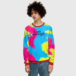 Свитшот мужской I Am Kenough Tie-Dye, цвет: 3D-красный — фото 2