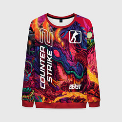 Свитшот мужской CS 2 hyper beast, цвет: 3D-красный