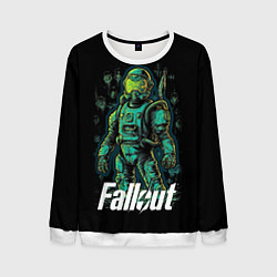 Свитшот мужской Fallout poster style, цвет: 3D-белый