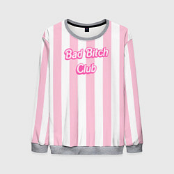 Свитшот мужской Bad Bitch Club - barbie style, цвет: 3D-меланж
