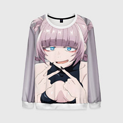 Свитшот мужской Yofukashi no Uta Надзуна Нанакуса, цвет: 3D-белый