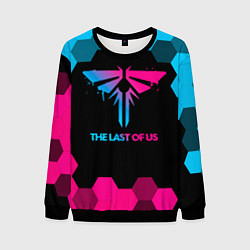 Мужской свитшот The Last Of Us - neon gradient