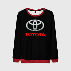 Свитшот мужской Toyota sport car, цвет: 3D-красный
