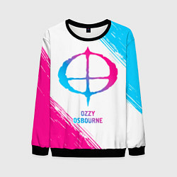 Мужской свитшот Ozzy Osbourne neon gradient style