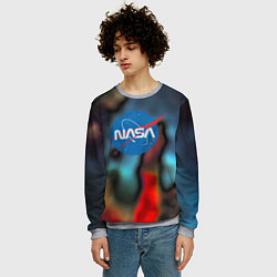 Свитшот мужской Nasa space star collection, цвет: 3D-меланж — фото 2
