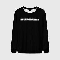 Свитшот мужской Хаммер серый цвет лого, цвет: 3D-черный