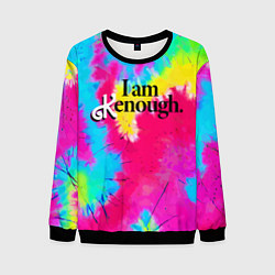 Свитшот мужской I am kenough - meme, цвет: 3D-черный