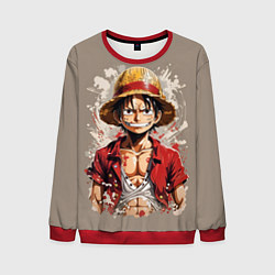 Свитшот мужской Монки Ди Руфи - One Piece, цвет: 3D-красный