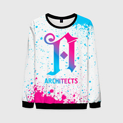 Мужской свитшот Architects neon gradient style