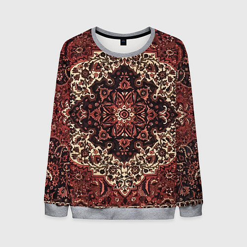 Мужской свитшот Ковролин / 3D-Меланж – фото 1